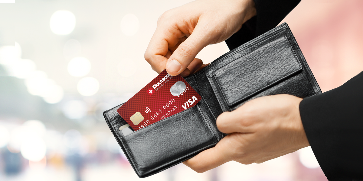 Order personal Dukascopy Visa card
